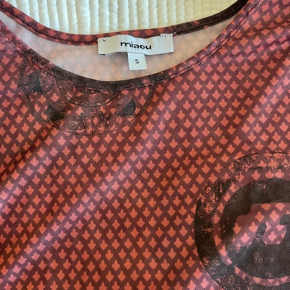 MIAOU Long Sleeve Mesh Top - Picture 4 of 4